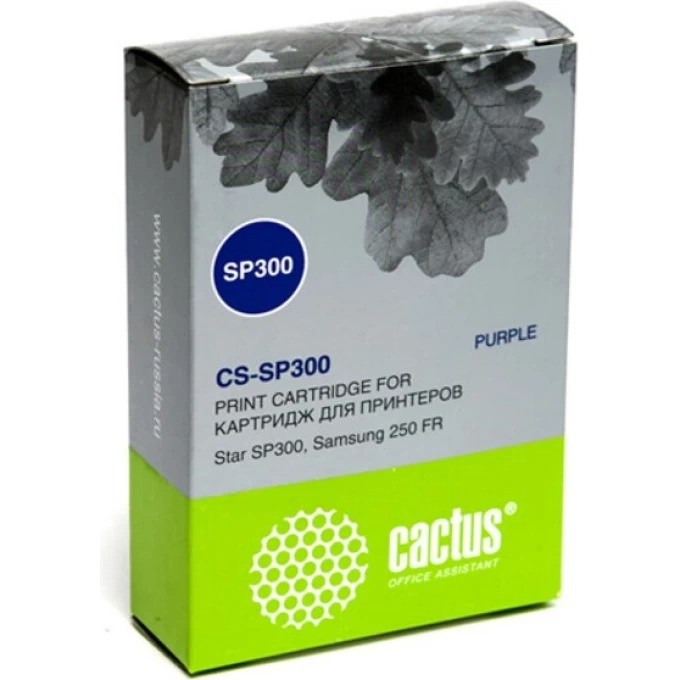 Матричный картридж CACTUS для Samsung Star SP300, 250 FR, фиолетовый CS-SP300