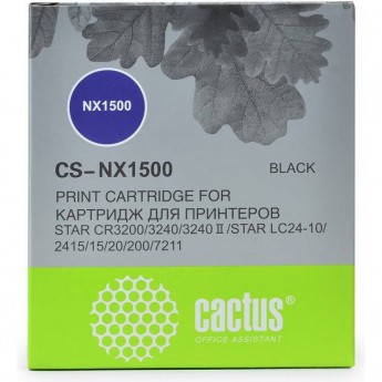 Матричный картридж CACTUS CS-NX1500 для Star NX-1500, 24xx, LC-8211, черный