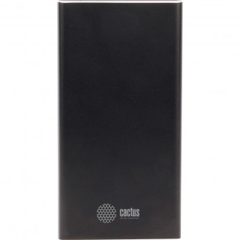 Мобильный аккумулятор CACTUS 10000mAh 2.1A 2xUSB черный