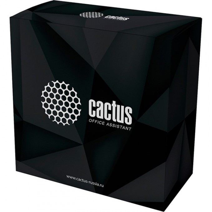 Пластик для 3D-принтера CACTUS PETG d1.75мм, черный, 0.75кг 1цв. CS-3D-PETG-750-BLACK