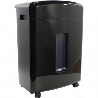 Шредер CACTUS CS-SH-12-20-4X12H P-4 перекрестный скрепки скобы пластиковые карты 12 листов 20л черный