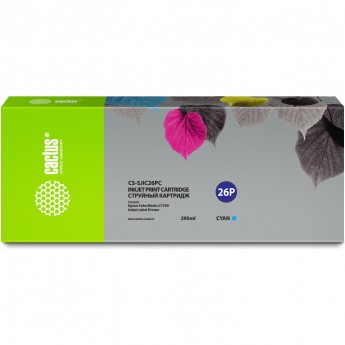 Струйный картридж CACTUS CS-SJIC26PC (SJIC26P(C)) для Epson ColorWorks TM-C7500, голубой, 295 мл